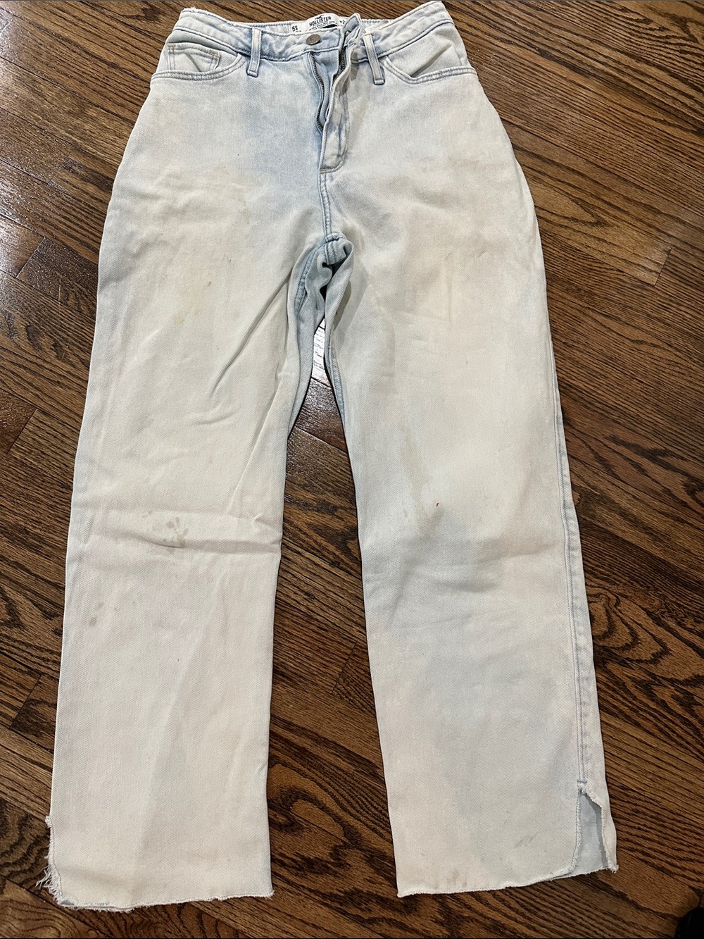 Hollister Light Blue High-Rise Mom Jeans